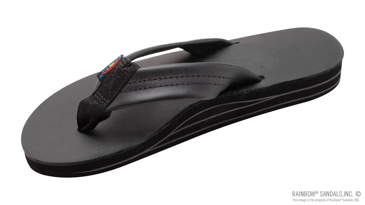 Double Layer Arch Support Classic Leather with 1" Strap