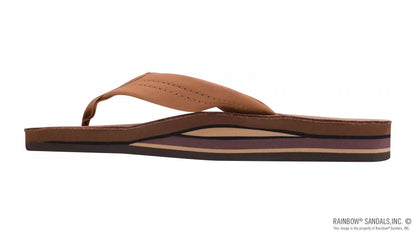 Double Layer Arch Support Classic Leather with 1" Strap