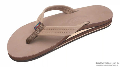 Double Layer Arch Support Premier Leather 3/4'” Medium Strap