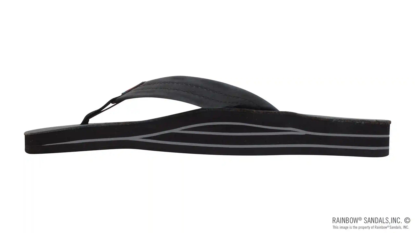 Double Layer Arch Support Premier Leather 3/4'” Medium Strap