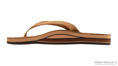 Double Layer Arch Support Premier Leather with a 1/2" Narrow Strap
