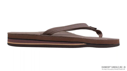 Double Layer Arch Support Classic Leather and 1/2" Narrow Strap