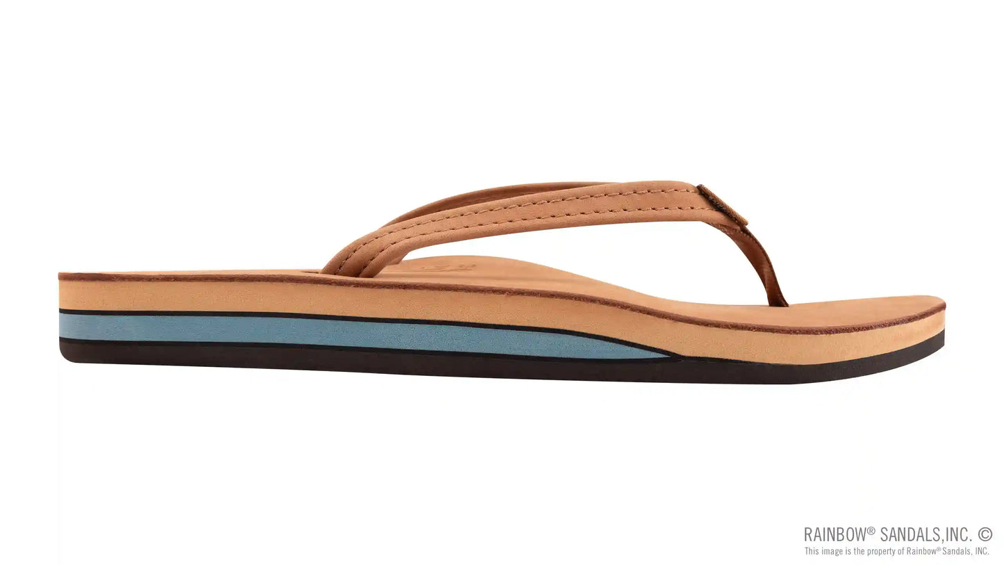 Double Layer Arch Support Premier Leather with a 1/2" Narrow Strap