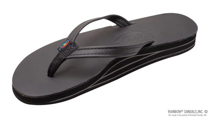 Double Layer Arch Support Classic Leather and 1/2" Narrow Strap