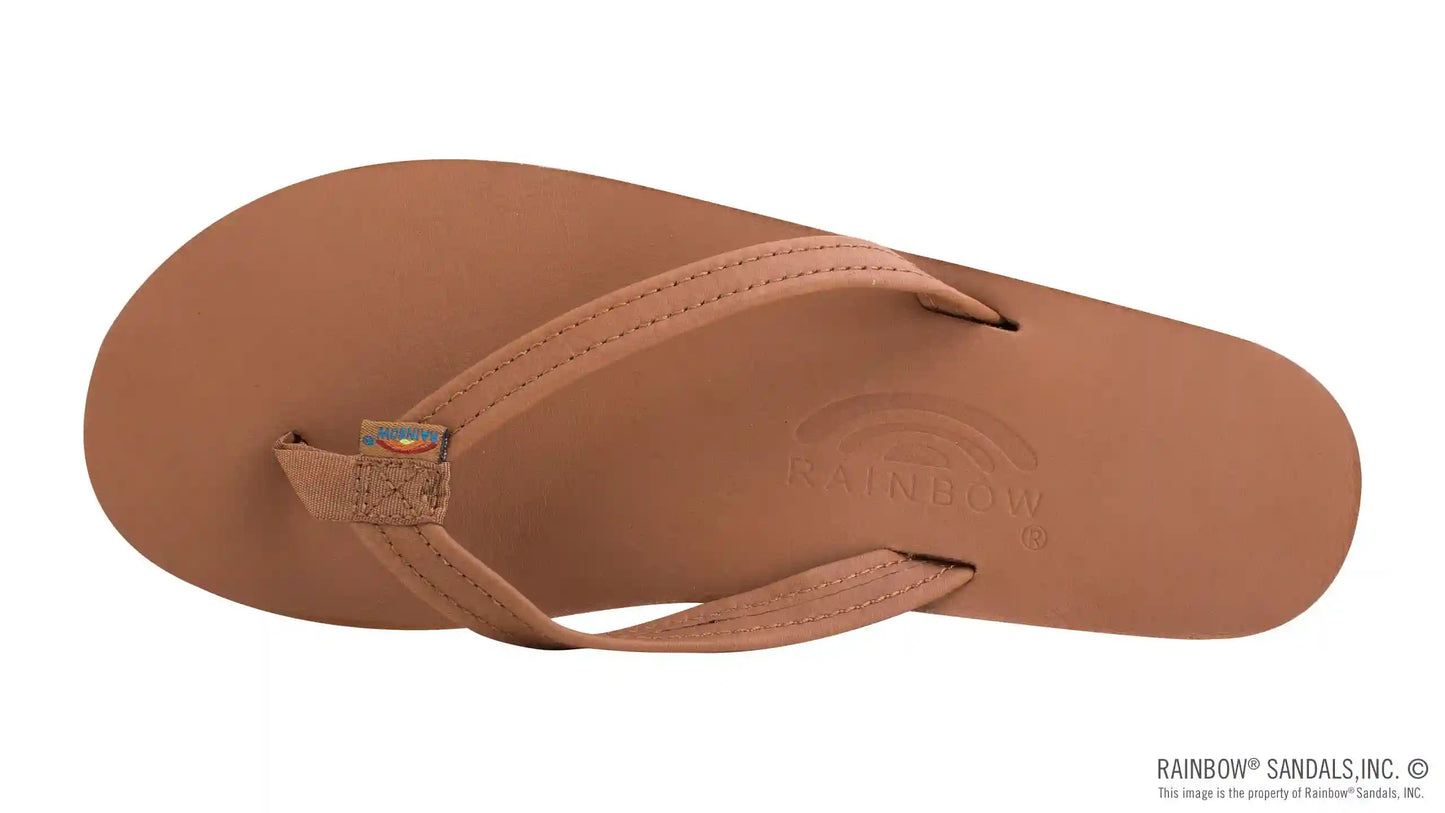 Double Layer Arch Support Classic Leather and 1/2" Narrow Strap