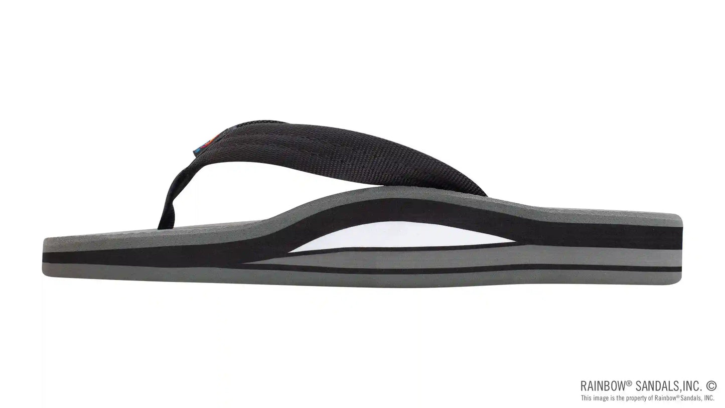 Classic Rubber - Double Layer Soft Top 1" Nylon Strap