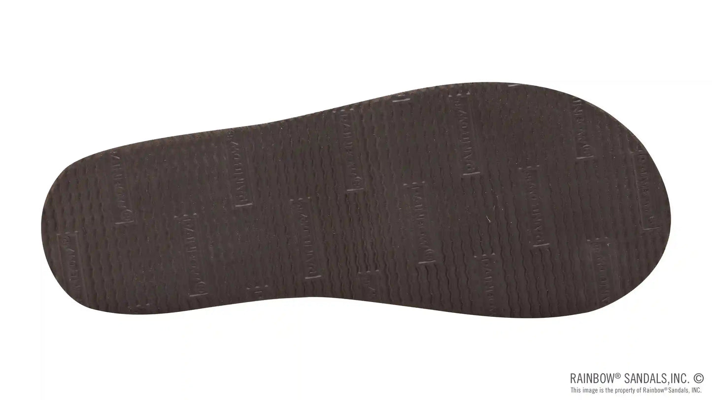 Four Layer Leather Wedge - 3/4" Strap with Crystals