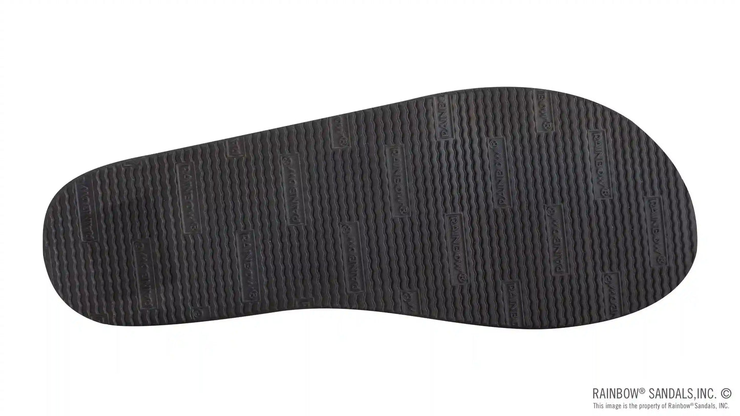 Crystal Collection - Double Layer Arch Support Leather 3/4" Medium Strap w/ Crystals