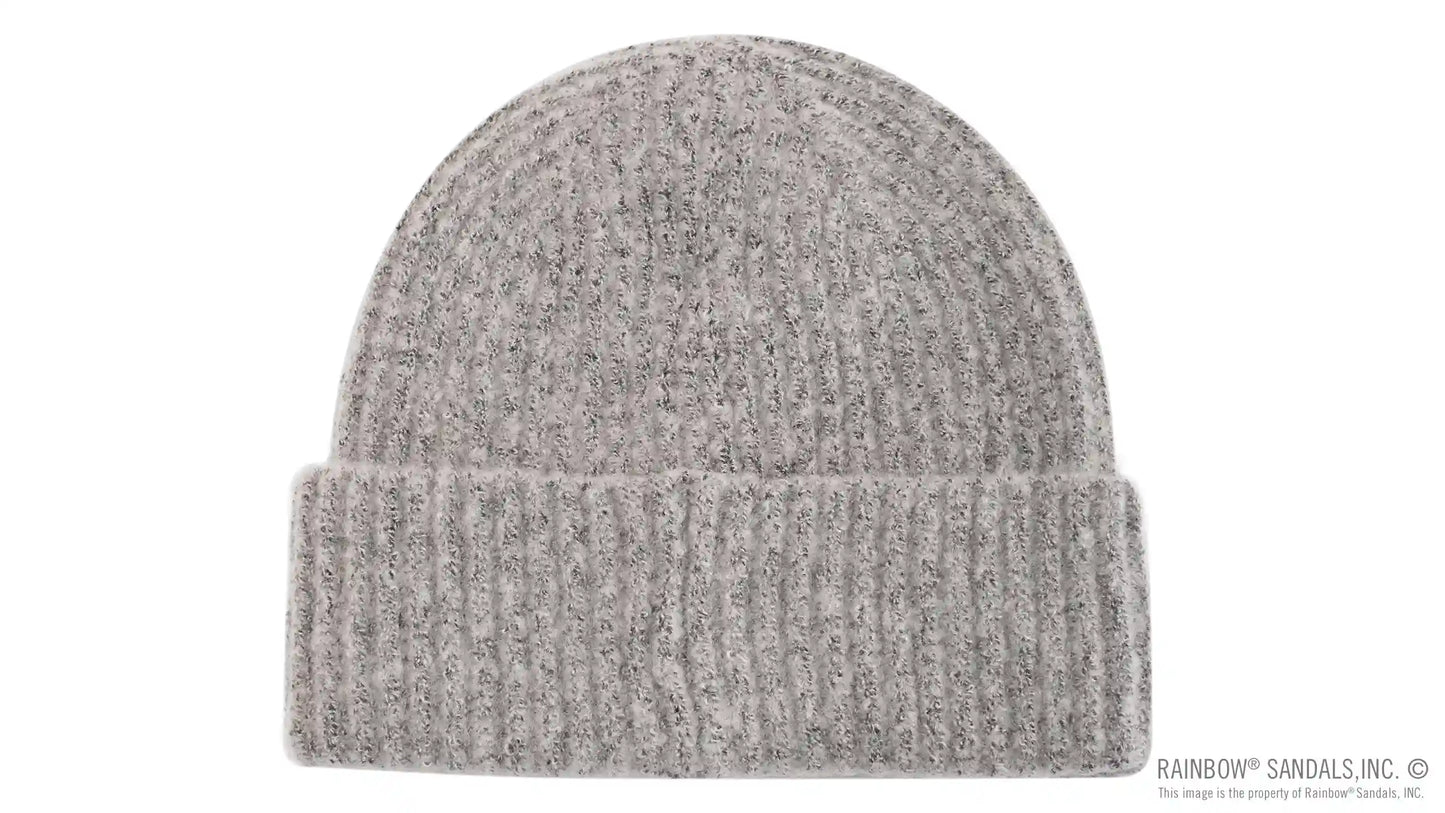 Marled Knit Beanie with Original Rainbow® Woven Label