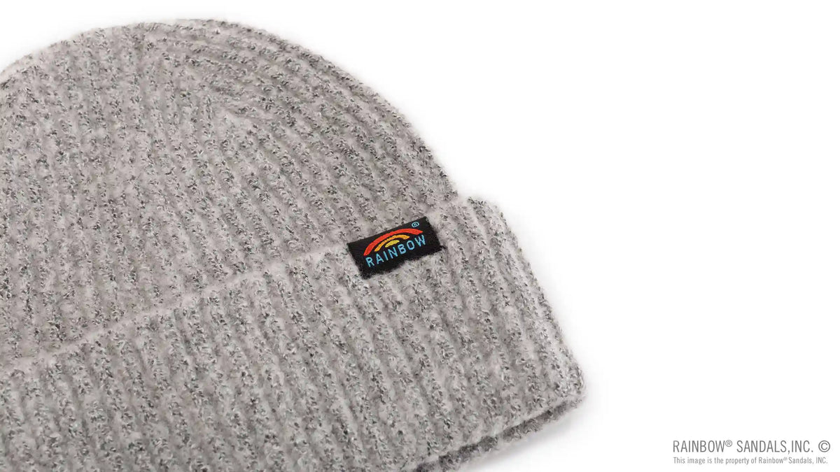 Marled Knit Beanie with Original Rainbow® Woven Label