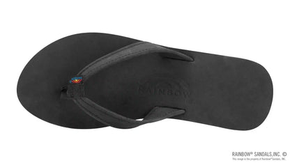 The Catalina - Single Layer Arch Support Premier Leather Tapered Strap