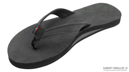 The Catalina - Single Layer Arch Support Premier Leather Tapered Strap