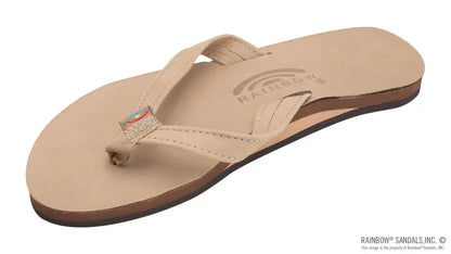The Catalina - Single Layer Arch Support Premier Leather Tapered Strap