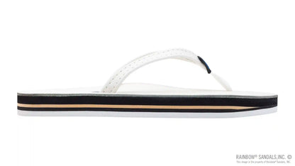 Cloud Dancer Leather Blk/Tan Layered w/ Arch Narrow Strap