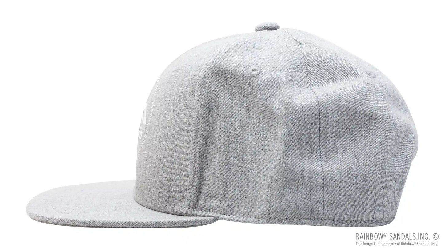 Rainbow® Sandals Circle Logo Graphite Snap Back Hat