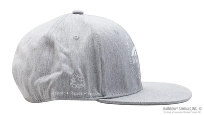 Rainbow® Sandals Circle Logo Graphite Snap Back Hat