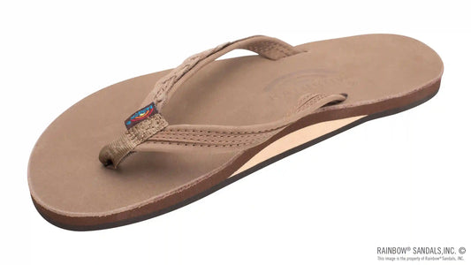 The Madison – Single Layer Arch Support with a  Braid on a 1/2" Narrow Rolled Strap