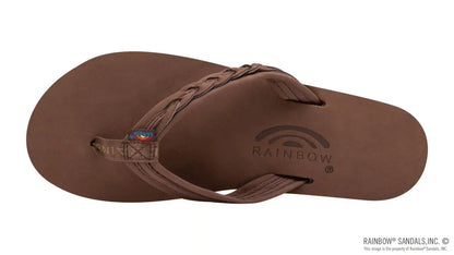 The Madison - Single Layer Arch Support with a Braid on a 3/4" Medium Rolled Strap