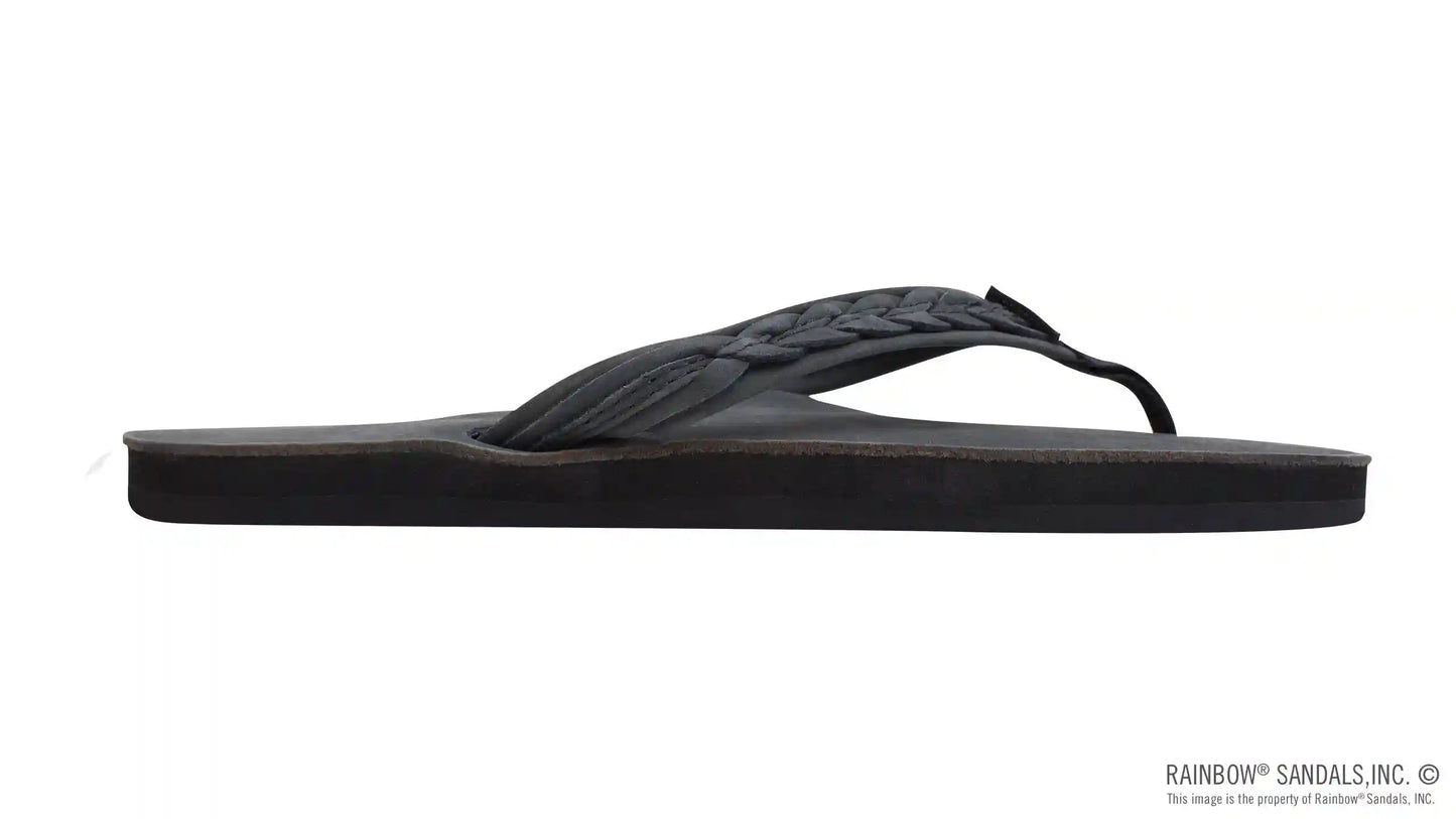 The Madison - Single Layer Arch Support with a Braid on a 3/4" Medium Rolled Strap