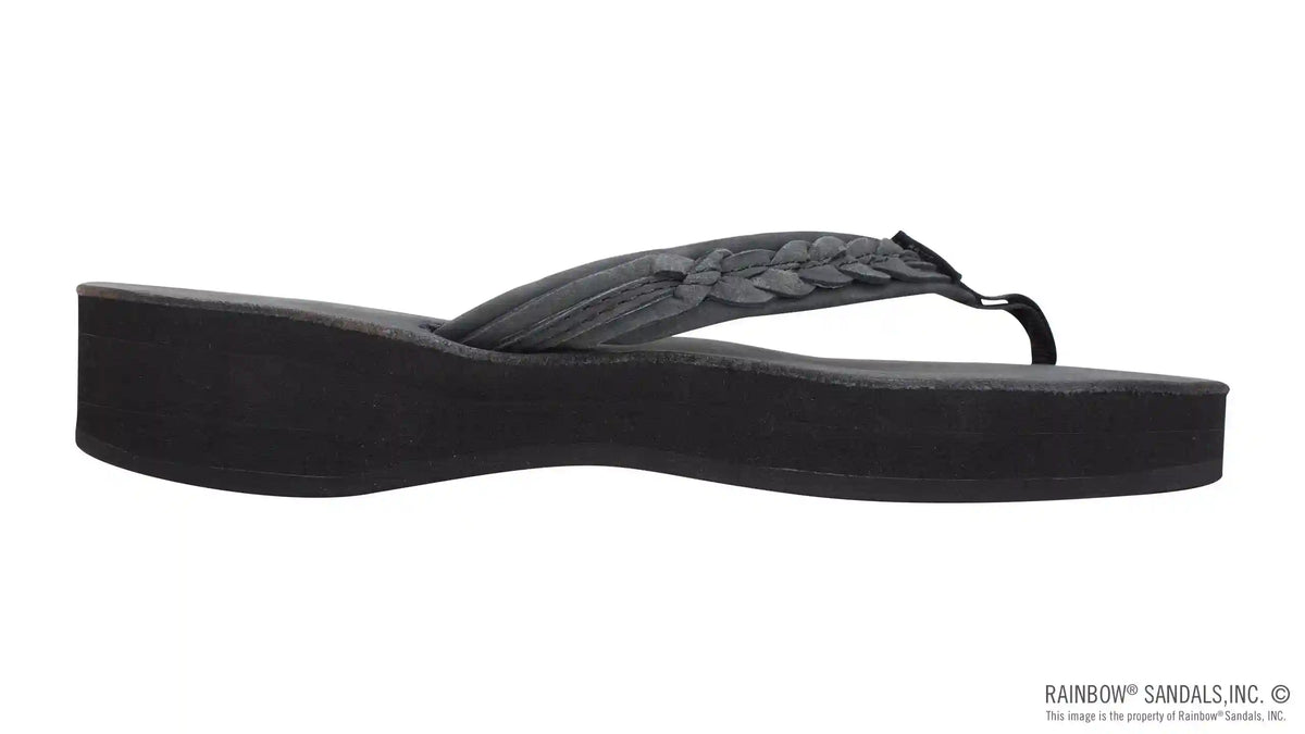 Madison Four Layer Wedge with a 3/4" Medium Braided Strap