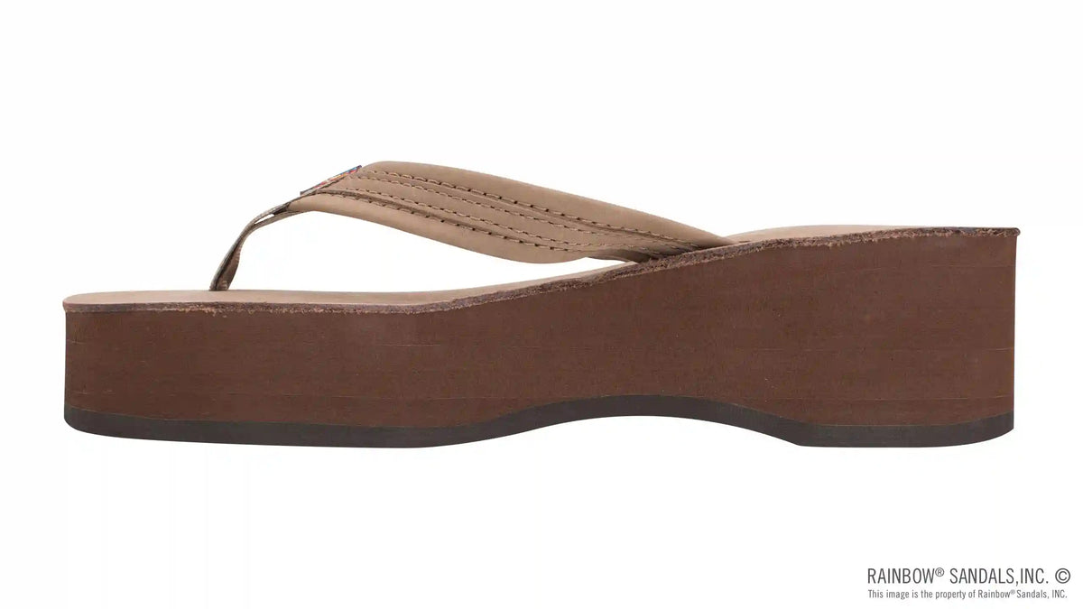 Madison Six Layer Wedge with a 3/4" Medium Braided Strap