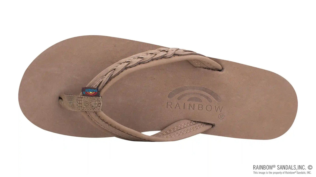 Madison Six Layer Wedge with a 3/4" Medium Braided Strap