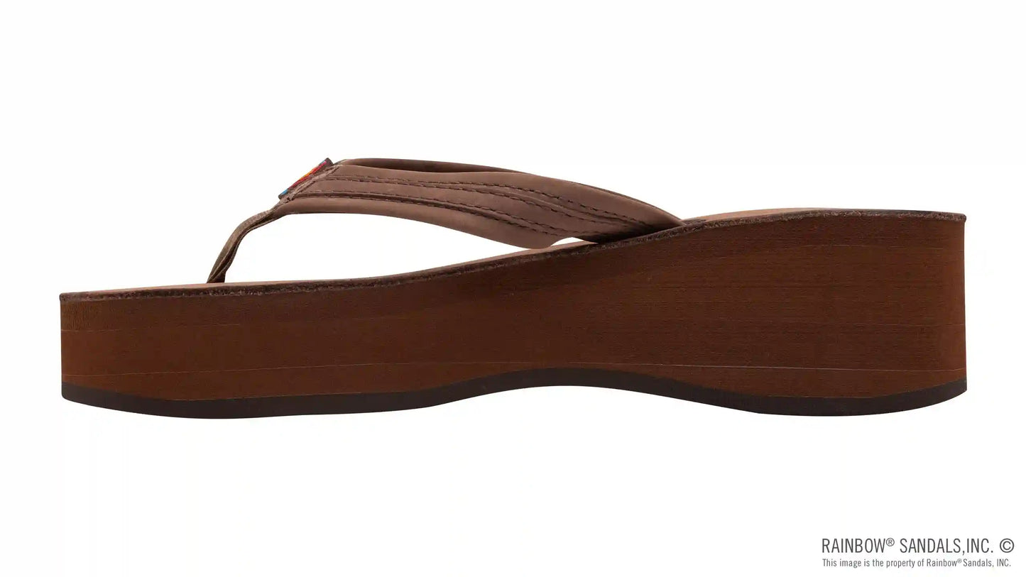 Madison Six Layer Wedge with a 3/4" Medium Braided Strap