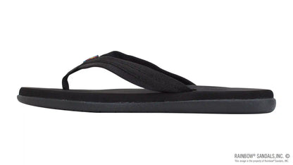 The Paisley – Ladies Soft Top Rubber with a 3/4" Nylon Flirty Braidy Strap