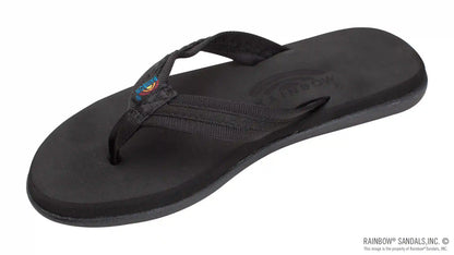 The Paisley – Ladies Soft Top Rubber with a 3/4" Nylon Flirty Braidy Strap