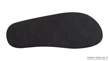 The Rastafarian - Single Layer Black Hemp with Rasta Mid Sole