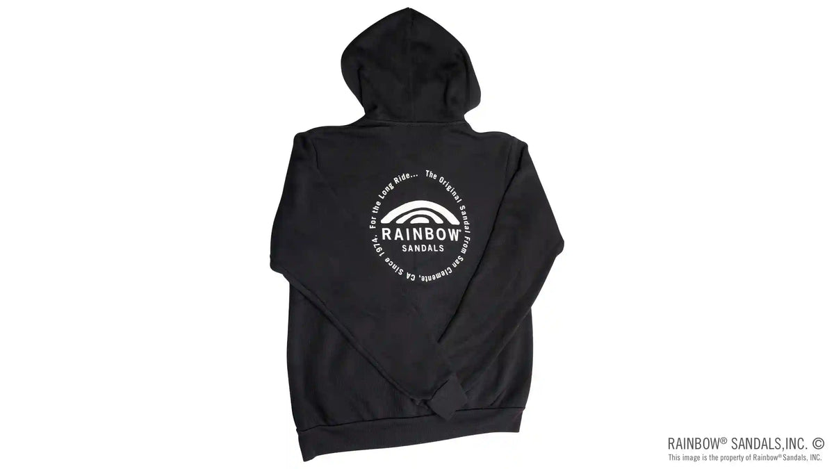 Unisex Sweatshirt with Circle Logo on Front and Back