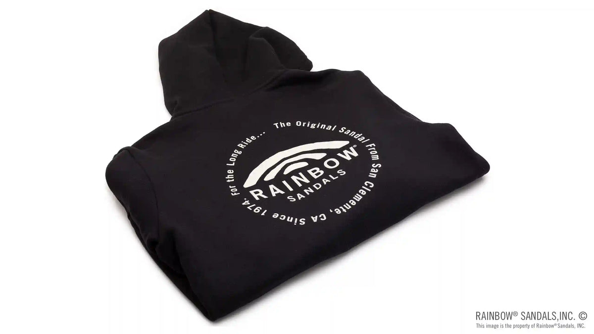 Unisex Sweatshirt with Circle Logo on Front and Back