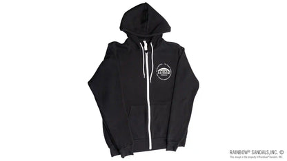 Unisex Sweatshirt with Circle Logo on Front and Back