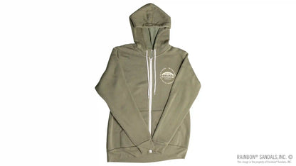 Unisex Sweatshirt with Circle Logo on Front and Back
