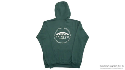 Unisex Sweatshirt with Circle Logo on Front and Back