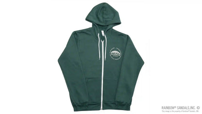Unisex Sweatshirt with Circle Logo on Front and Back
