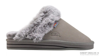 Sunset Snugs2 - Leather, Fleece Lined Slipper Double Layer Arch