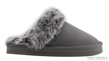 Sunset Snugs - Leather, Fleece Lined Slipper Single Layer Arch