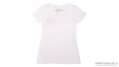 Ladies' V-Neck T-Shirt 50 Year Anniversary