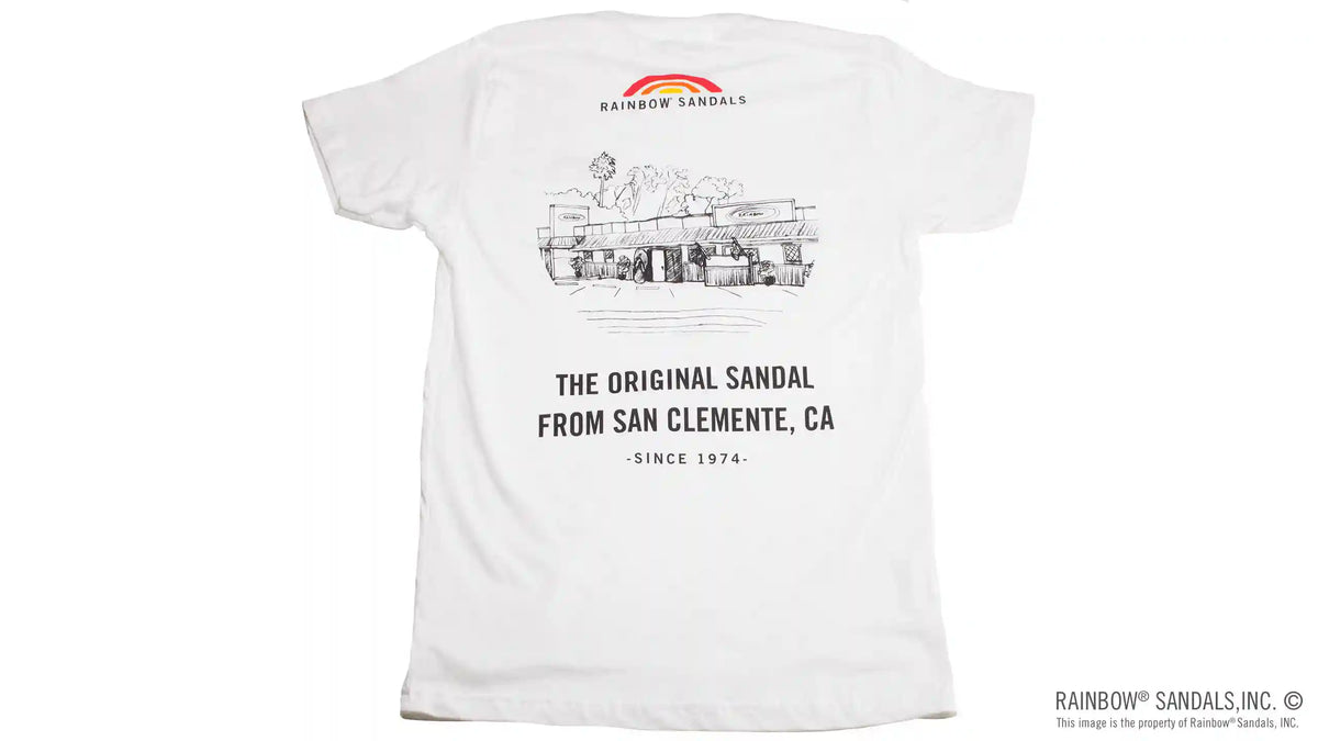 Men's T-Shirt Original Sandal from San Clemente