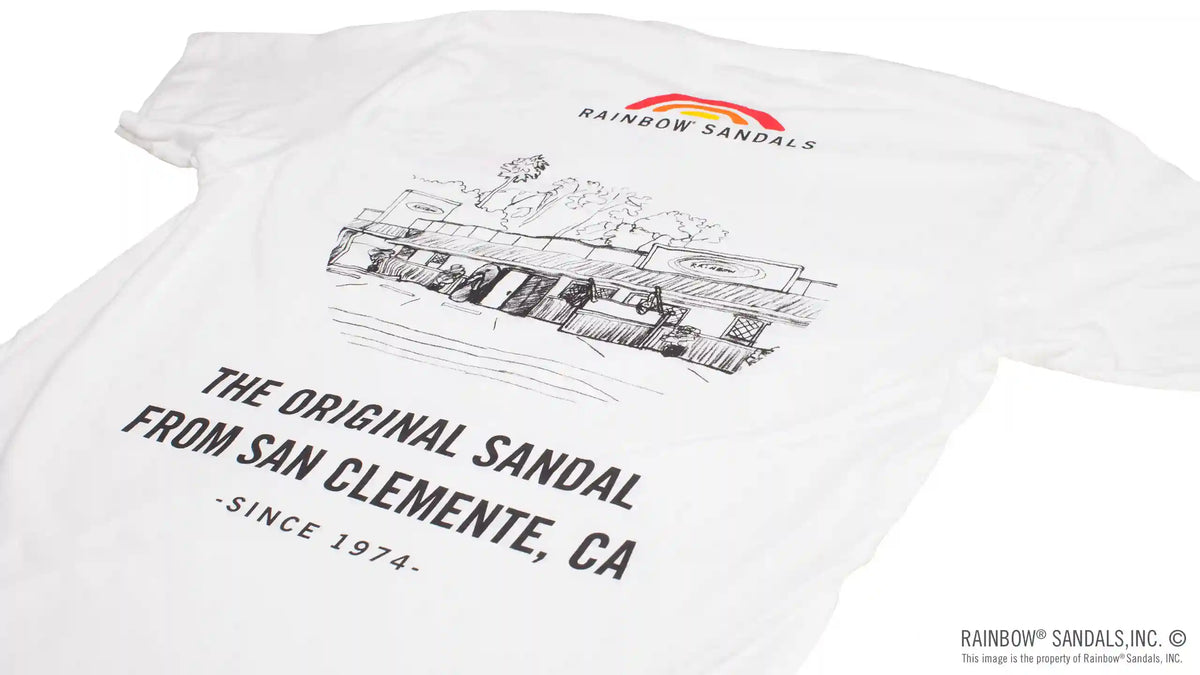 Men's T-Shirt Original Sandal from San Clemente