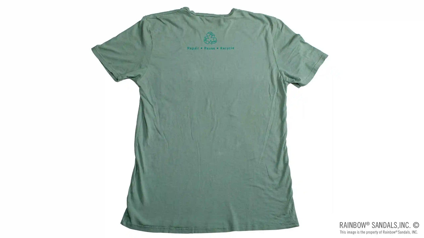 Men's T-Shirt Reuse Logo Front and Back