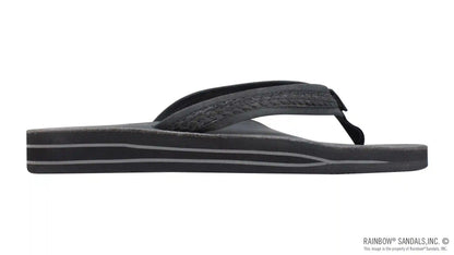 The Willow – Double Layer Arch Support Premier Leather with Inset Double Braided 3/4” Medium Strap
